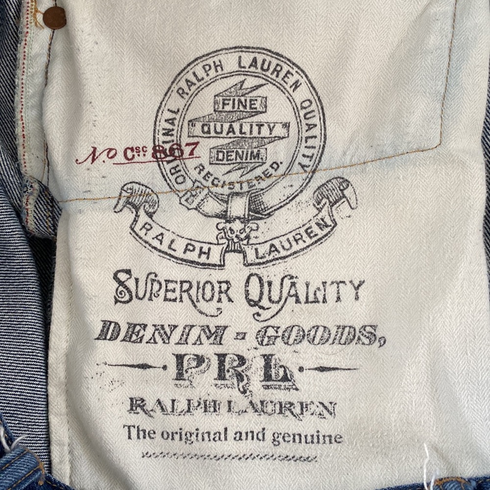 Polo by Ralph Lauren Original Denim Mens 42 - Picture 8 of 10